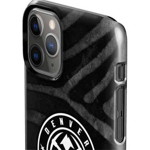 NBA Denver Nuggets Black Animal Print iPhone 11 Pro Lite Case