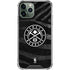 NBA Denver Nuggets Black Animal Print iPhone 11 Pro Max Clear Case