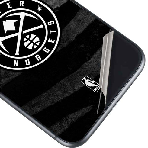 NBA Denver Nuggets Black Animal Print iPhone 11 Skin