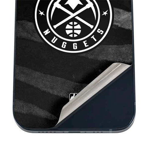 NBA Denver Nuggets Black Animal Print iPhone 12 Mini Skin