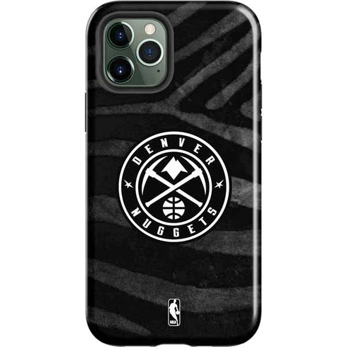NBA Denver Nuggets Black Animal Print iPhone 12 Pro Max Impact Case