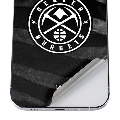 NBA Denver Nuggets Black Animal Print iPhone 12 Pro Skin