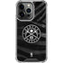 NBA Denver Nuggets Black Animal Print iPhone 13 Pro Clear Case