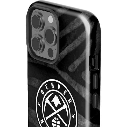 NBA Denver Nuggets Black Animal Print iPhone 14 Pro Max Impact Case
