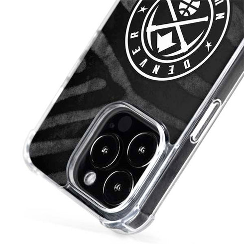 NBA Denver Nuggets Black Animal Print iPhone 14 Pro Max MagSafe Case