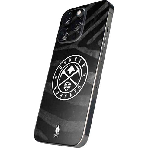 NBA Denver Nuggets Black Animal Print iPhone 14 Pro Max Skin