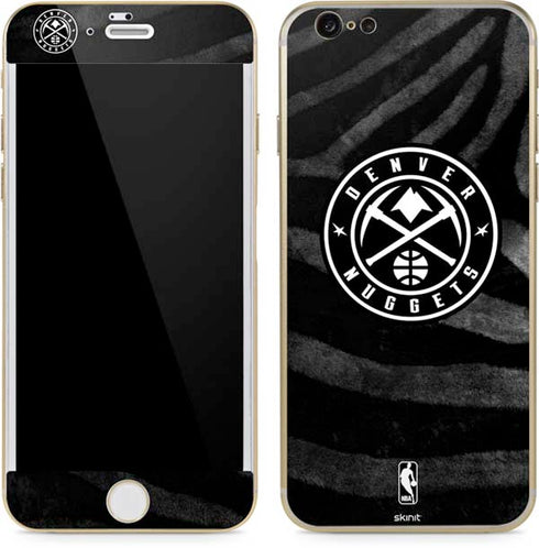 NBA Denver Nuggets Black Animal Print iPhone 6/6s Skin