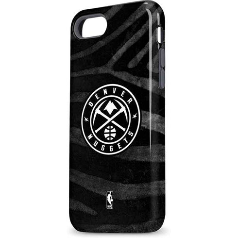 NBA Denver Nuggets Black Animal Print iPhone 8 Pro Case