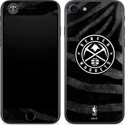 NBA Denver Nuggets Black Animal Print iPhone SE (2nd & 3rd Gen) Skin