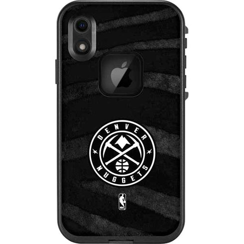 NBA Denver Nuggets Black Animal Print LifeProof Fre iPhone Skin