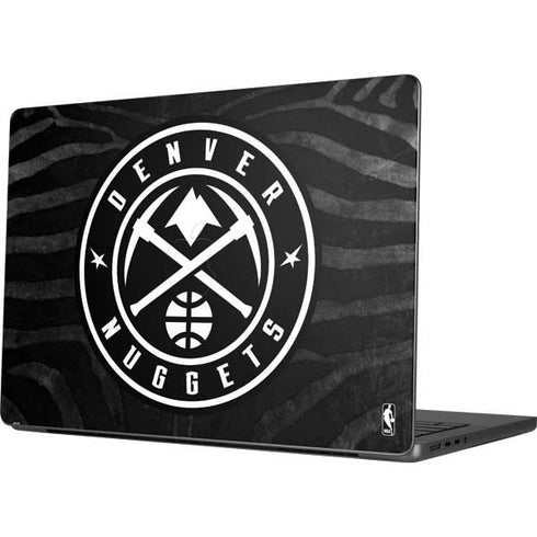 NBA Denver Nuggets Black Animal Print MacBook Pro 14in (2021-24) Skin