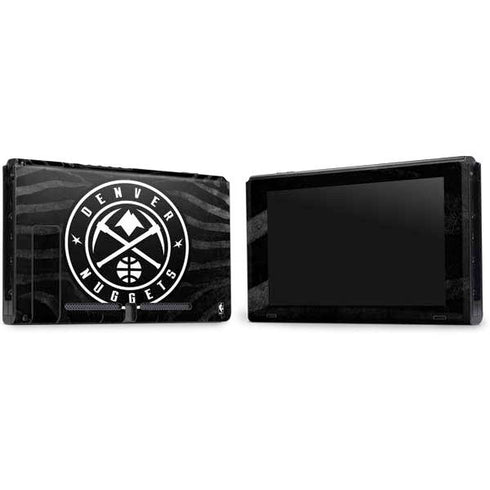 NBA Denver Nuggets Black Animal Print Nintendo Switch Bundle Skin