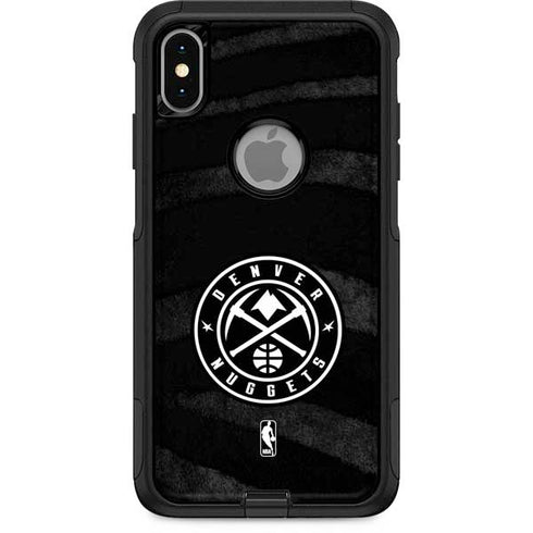 NBA Denver Nuggets Black Animal Print Otterbox Commuter iPhone Skin