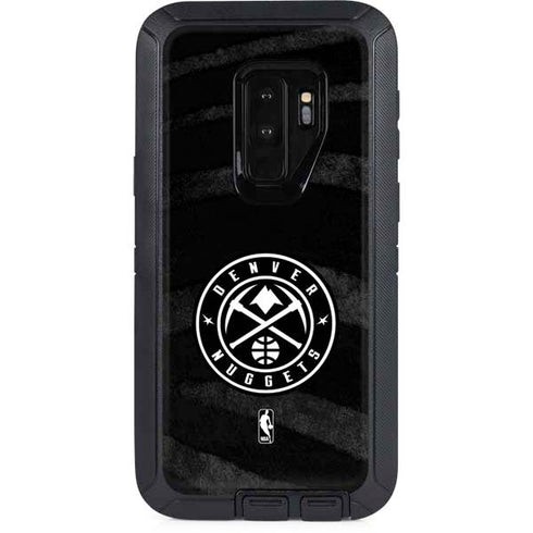 NBA Denver Nuggets Black Animal Print Otterbox Defender Galaxy Skin
