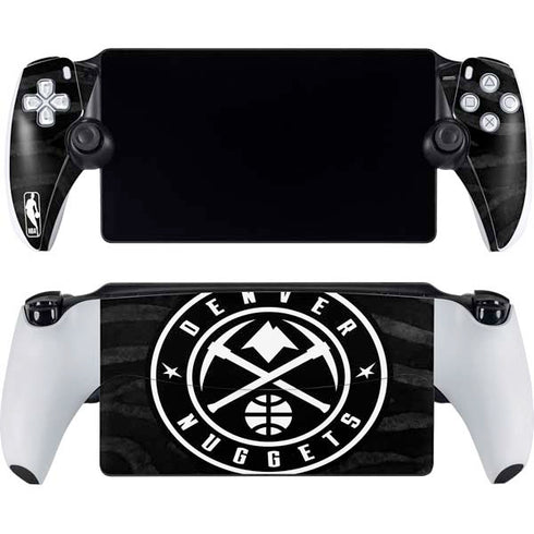 NBA Denver Nuggets Black Animal Print PlayStation Portal Remote Player Skin