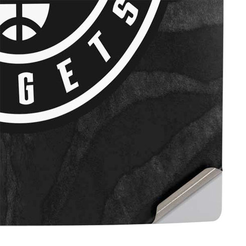 NBA Denver Nuggets Black Animal Print PS5 Console Skin