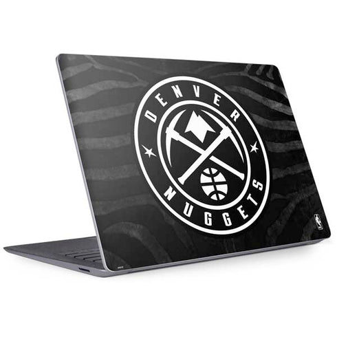 NBA Denver Nuggets Black Animal Print Surface Laptop 3 13.5in Skin