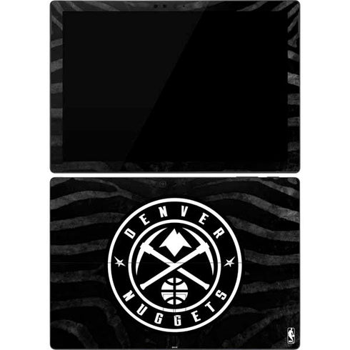 NBA Denver Nuggets Black Animal Print Surface Pro 7 Skin