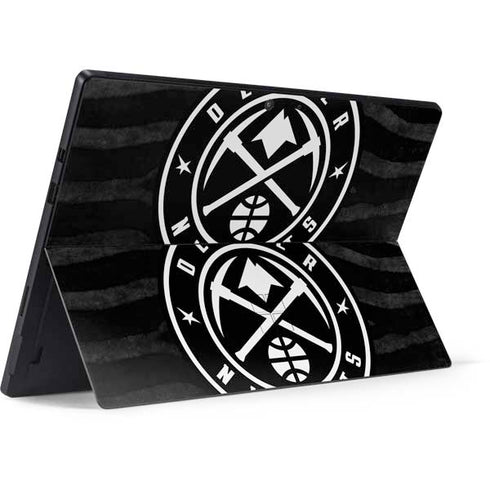 NBA Denver Nuggets Black Animal Print Surface Pro 7 Skin