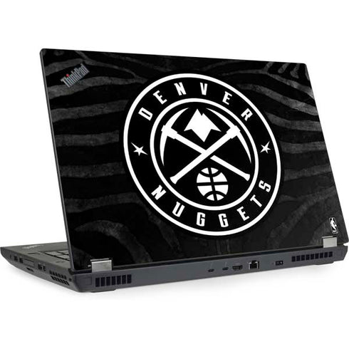 NBA Denver Nuggets Black Animal Print Lenovo ThinkPad Skin