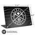 NBA Denver Nuggets Black Animal Print Universal Laptop 14in (11.4 x 8.2in) Skin