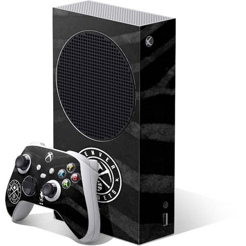 NBA Denver Nuggets Black Animal Print Xbox Series S Skins