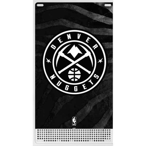 NBA Denver Nuggets Black Animal Print Xbox Series S Skins
