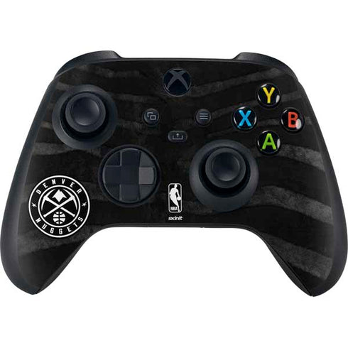 NBA Denver Nuggets Black Animal Print Xbox Series X Controller Skin