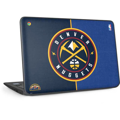 NBA Denver Nuggets Canvas HP Chromebook Skin