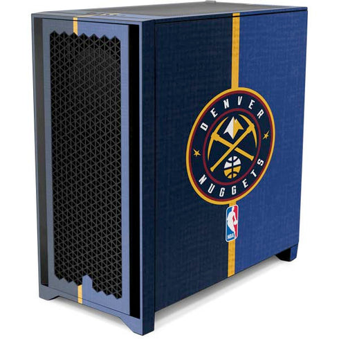 NBA Denver Nuggets Canvas Corsair 4000D Tempered Glass Mid-Tower ATX Case Skin