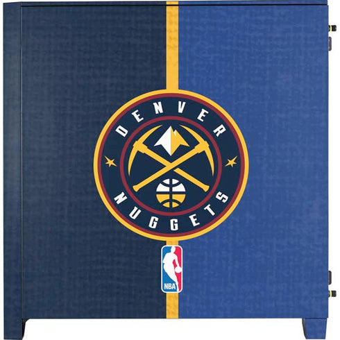 NBA Denver Nuggets Canvas Corsair 4000D Tempered Glass Mid-Tower ATX Case Skin