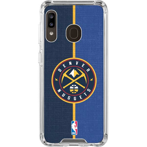 NBA Denver Nuggets Canvas Galaxy A30 Clear Case