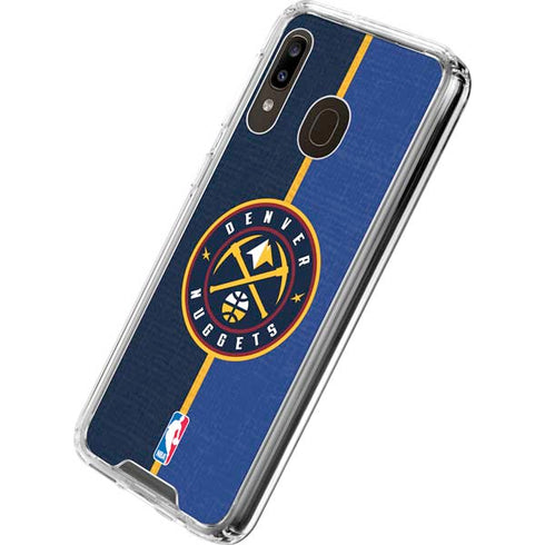 NBA Denver Nuggets Canvas Galaxy A30 Clear Case