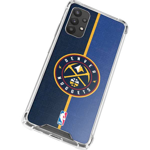 NBA Denver Nuggets Canvas Galaxy A32 5G Clear Case