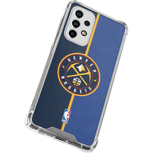 NBA Denver Nuggets Canvas Galaxy A33 5G Clear Case