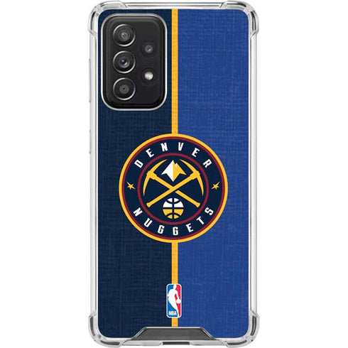 NBA Denver Nuggets Canvas Galaxy A52 5G Clear Case