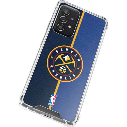 NBA Denver Nuggets Canvas Galaxy A52 5G Clear Case