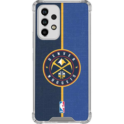 NBA Denver Nuggets Canvas Galaxy A53 5G Clear Case