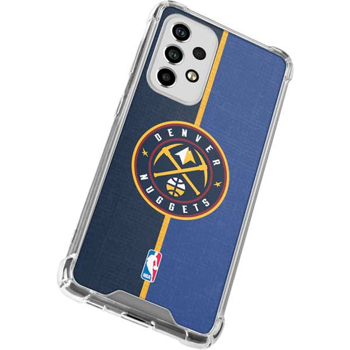 NBA Denver Nuggets Canvas Galaxy A53 5G Clear Case