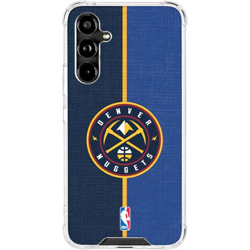 NBA Denver Nuggets Canvas Galaxy A54 5G Clear Case