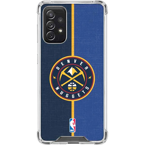 NBA Denver Nuggets Canvas Galaxy A72 5G Clear Case