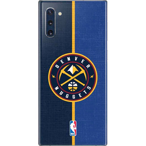 NBA Denver Nuggets Canvas Galaxy Note 10 Skin