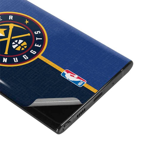 NBA Denver Nuggets Canvas Galaxy Note 10 Skin