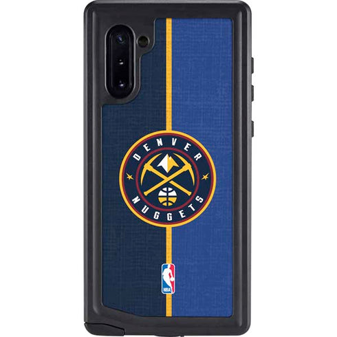 NBA Denver Nuggets Canvas Galaxy Note 10 Waterproof Case