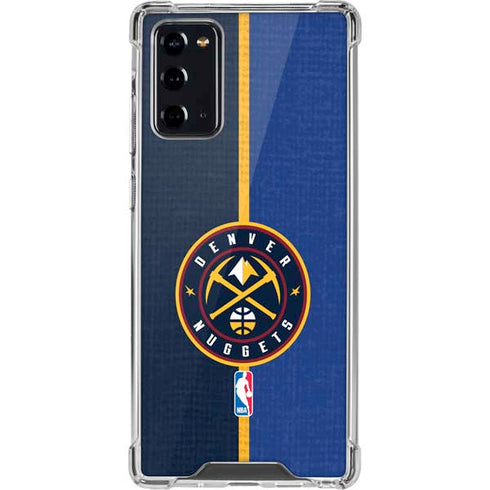 NBA Denver Nuggets Canvas Galaxy Note20 5G Clear Case