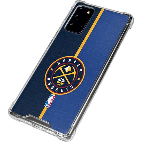 NBA Denver Nuggets Canvas Galaxy Note20 5G Clear Case