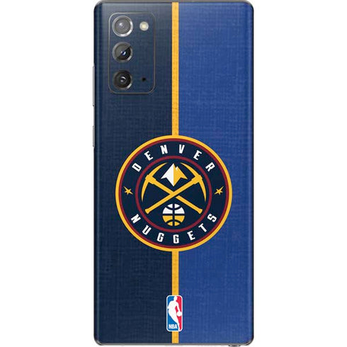 NBA Denver Nuggets Canvas Galaxy Note20 5G Skin