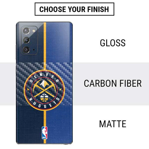 NBA Denver Nuggets Canvas Galaxy Note20 5G Skin
