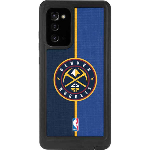 NBA Denver Nuggets Canvas Galaxy Note20 5G Waterproof Case