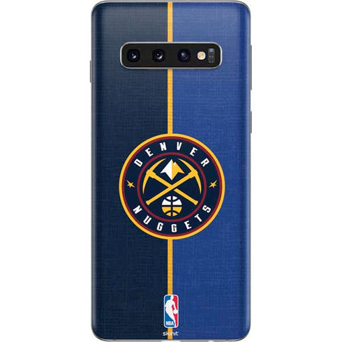 NBA Denver Nuggets Canvas Galaxy S10 Skin